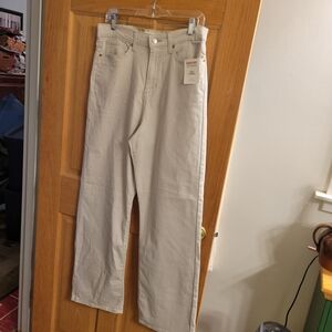 Levi's Beige Straight-Leg Jeans